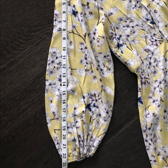 Women’s H&M floral textured woven dress Sz 8 - Picture 11 of 15